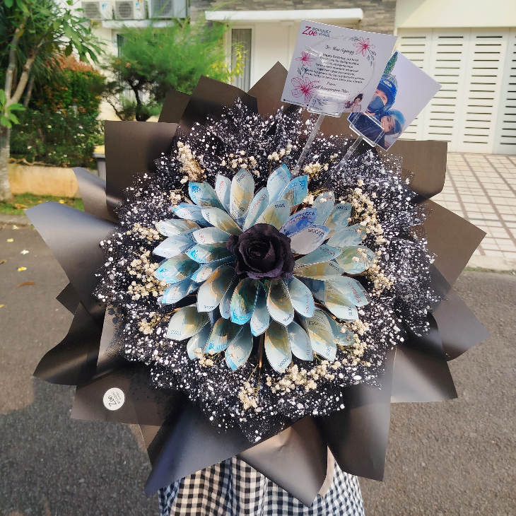 Money Bouquet (50-100 Lembar) | Buket Uang Termurah | Kado Murah Bouquet Murah | Bunga Wisuda | Ulan