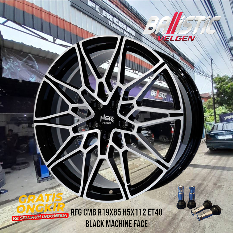 VELG HSR ORIGINAL RING 19X8 LOBANG 5X112 BUAT MERCY AUDI VELG HSR TYPE RFG CMB R19
