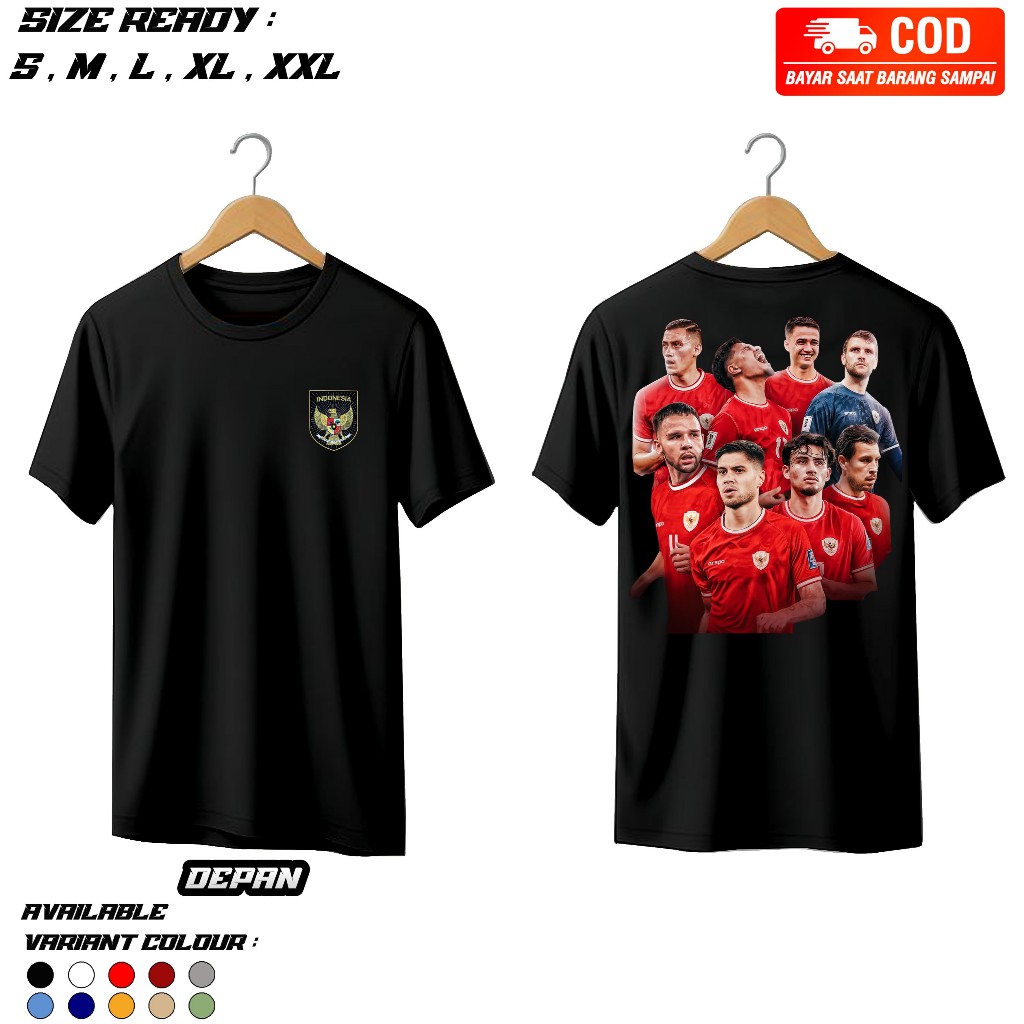 Kaos Built Up Timnas Indonesia Player