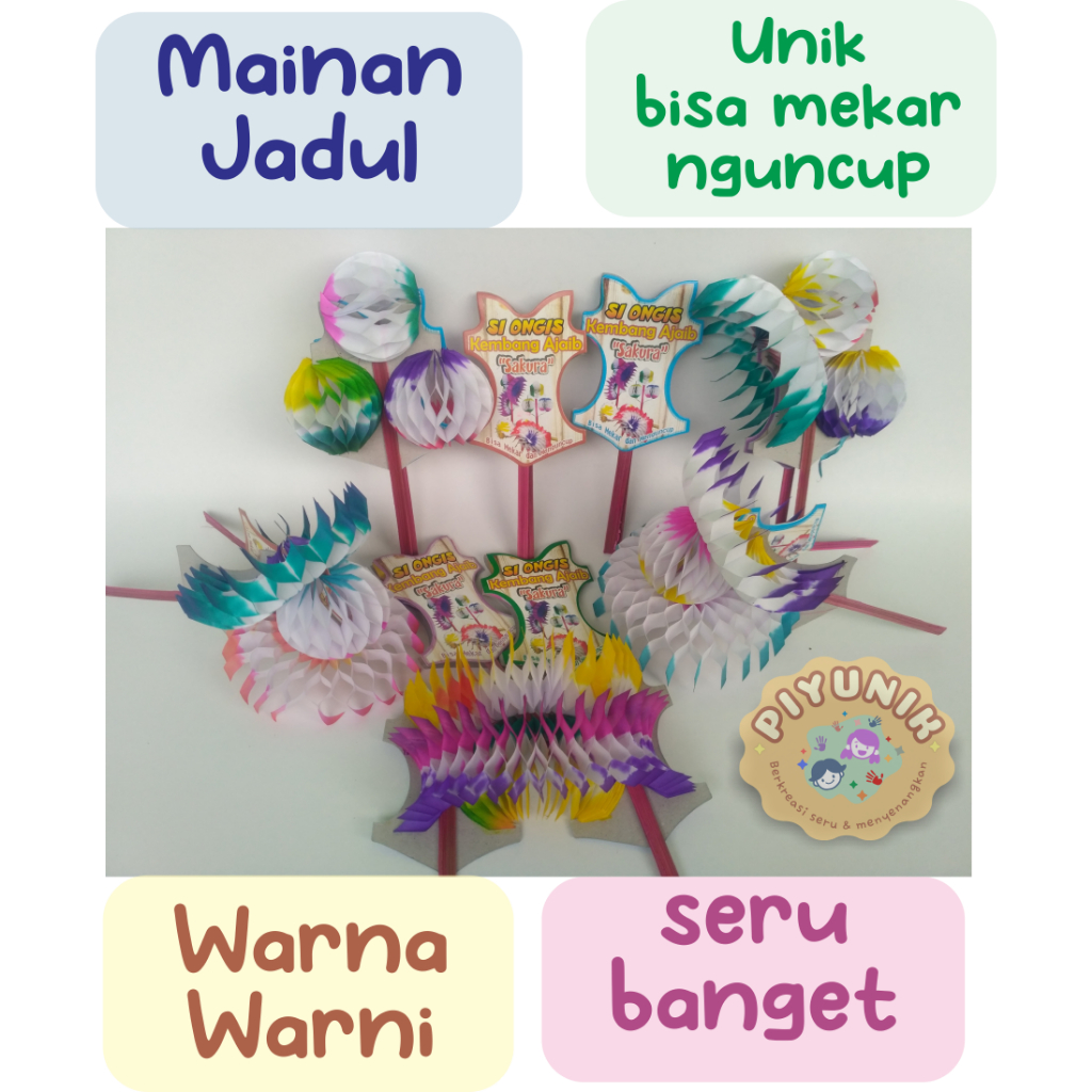 isi 20pcs Mainan jadul, 90an,80an, mainan jaman dulu, tradisional, unik, si ongis, sakura