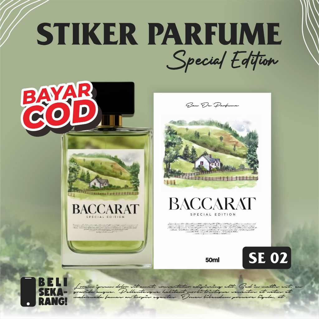 

STIKER PARFUME CUSTOME SPECIAL EDITION SE 2