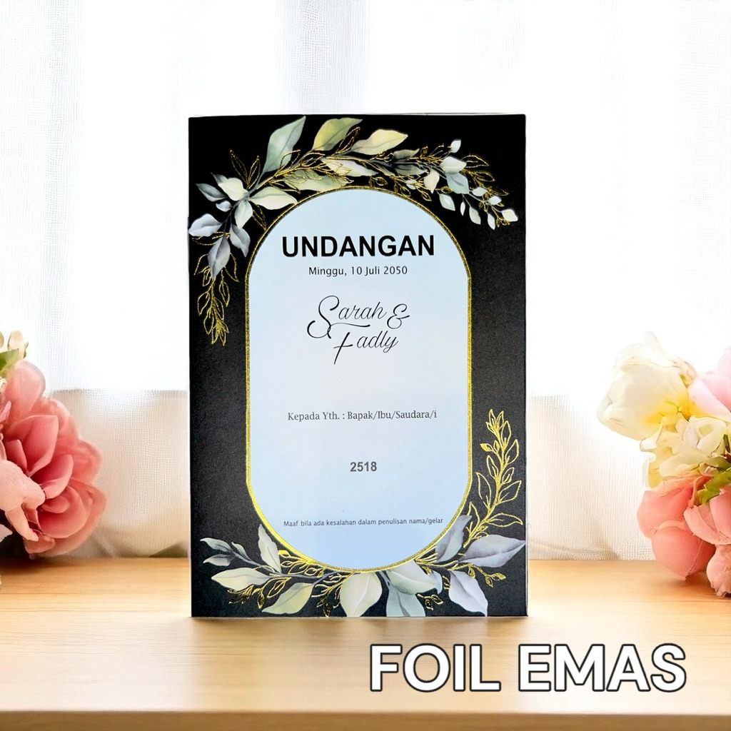 Blangko Undangan Kosong Pernikahan Erba  BLANKO UNDANGAN  MURAH Simple 2518