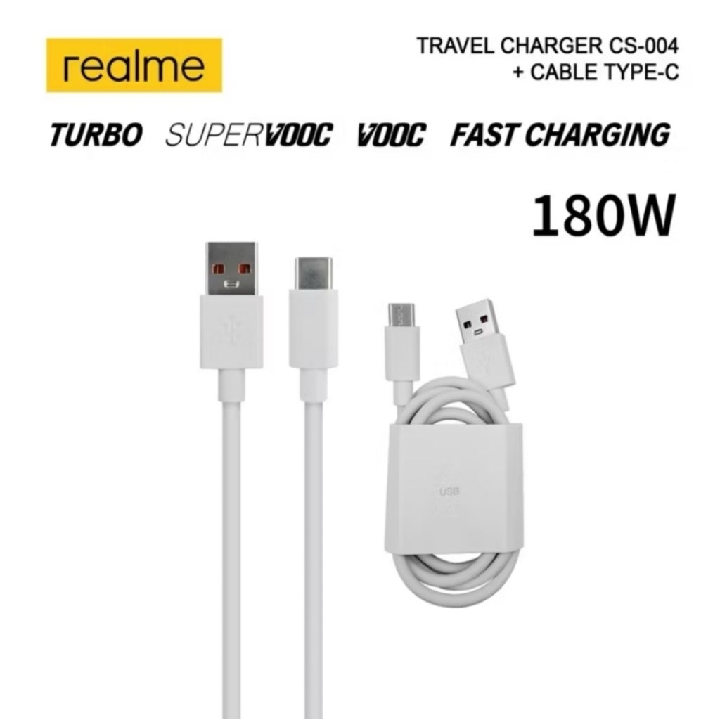 Charger realme Oppo Hp android lain nya 180w