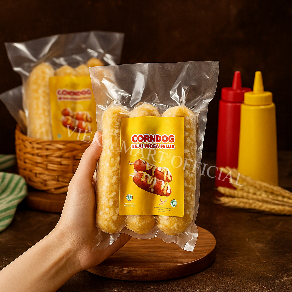 

Corndog sosis mozzarella isi 4 pcs