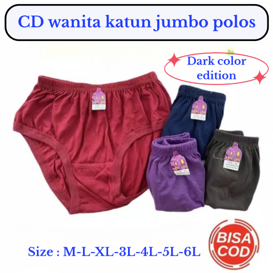 Celana dalam wanita dewasa jumbo katun Cd wanita bahan katun jumbo Celana dalam wanita jumbo 80kg