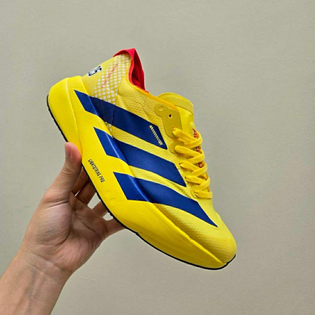 SEPATU RUNNING ADIZERO PRO 4 WOLVERINE YELLOW
