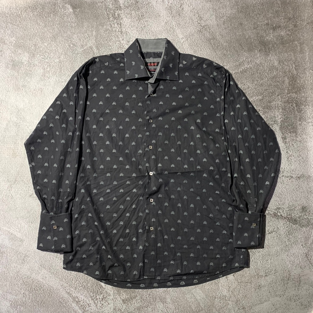 Kemeja Axxess Motif Tengkorak