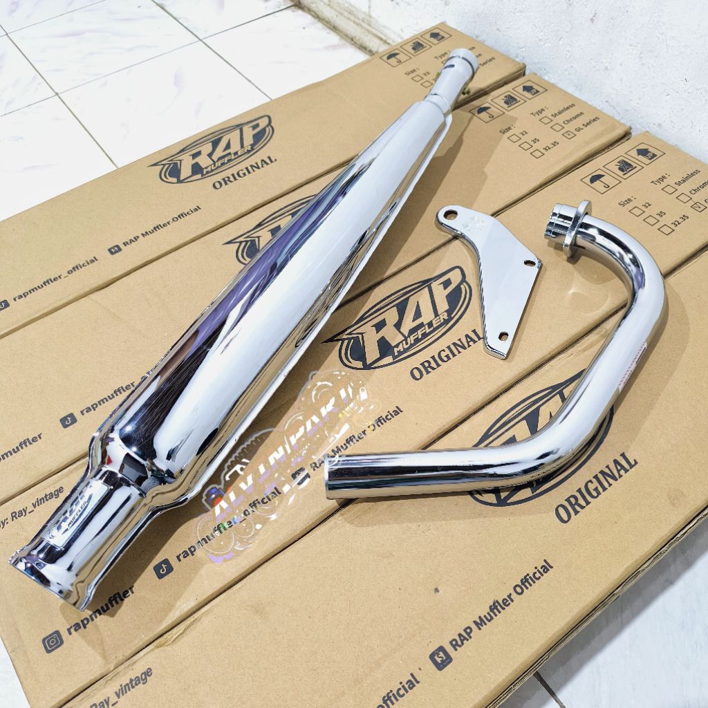 Knalpot Corbi Plor Original Rap Muffler Knalpot CB125 Corbi RAP