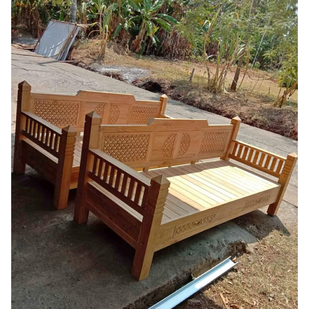 bangku bale bale kayu jati bale bale minimalis bale bale jati