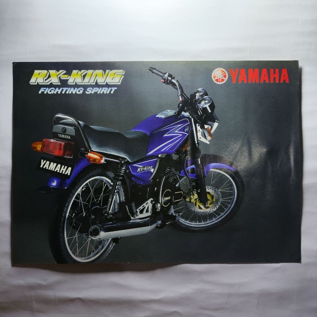 Brosur Flyer Leaflet Poster Jadul Lawas Yamaha RX King New Tahun 2003