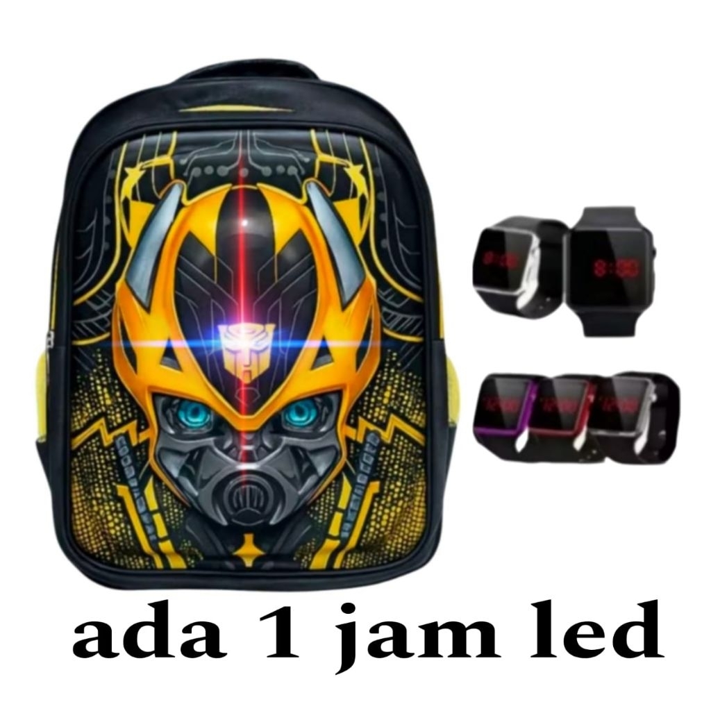 tas anak laki laki - tas karakter timbul 3D - tas sekolah laki TK - tas anak cowok -tas anak terbaru