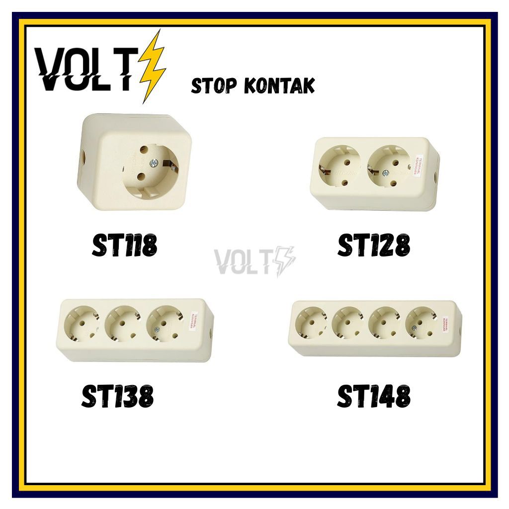 STOP KONTAK TERMINAL COLOKAN LISTRIK UTICON