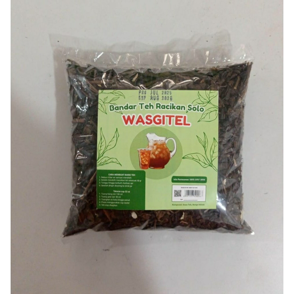 

Teh racik wasgitel langsung seduh