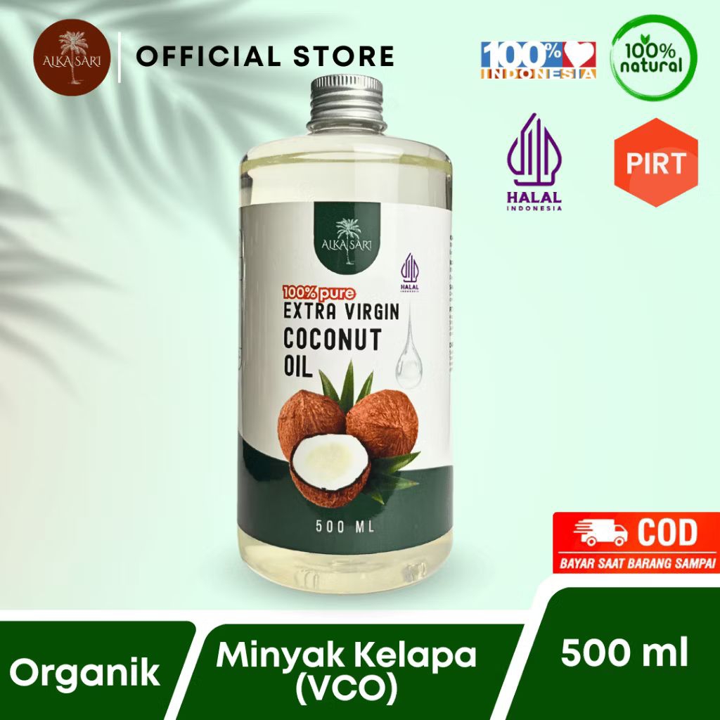 

Minyak Kelapa VCO Virgin Coconut Oil 500ml Premium alkasari