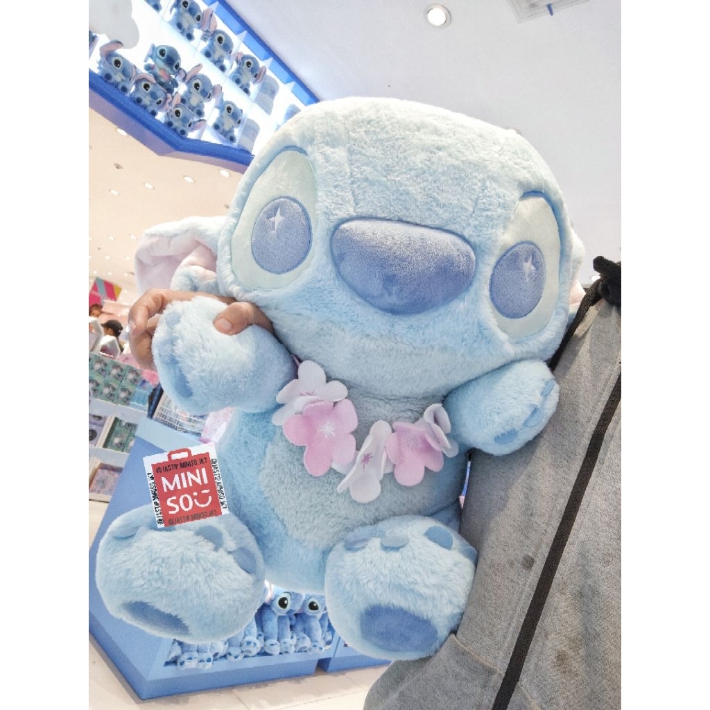 MINISO Boneka JUMBO STITCH HAWAII Series (55cm)
