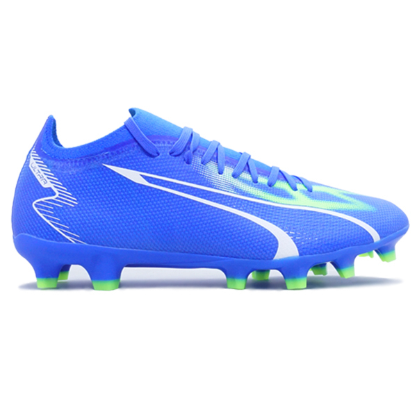 Sepatu Bola Puma Ultra Match FG 107347 03 - Blue/Puma White/Pro Green