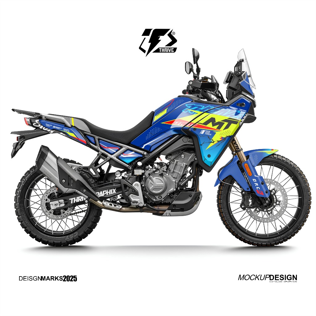 DECAL KIT CFMoto 450 MT TRAIL SUPERMOTO FULL BODY BEBAS CUSTOM