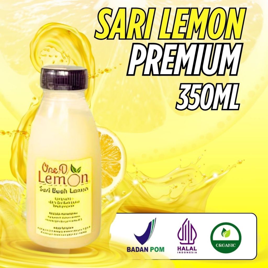 

PROMO! OneD Lemon - Sari Lemon Premium 350ml 100% Lemon Alami Lokal Californis Untuk Diet Detox