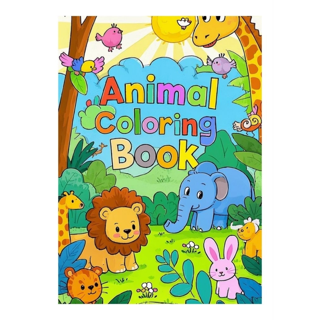 

kertas lembar mewarnai anak coloring book ukuran A5 70 isi 24 lembar