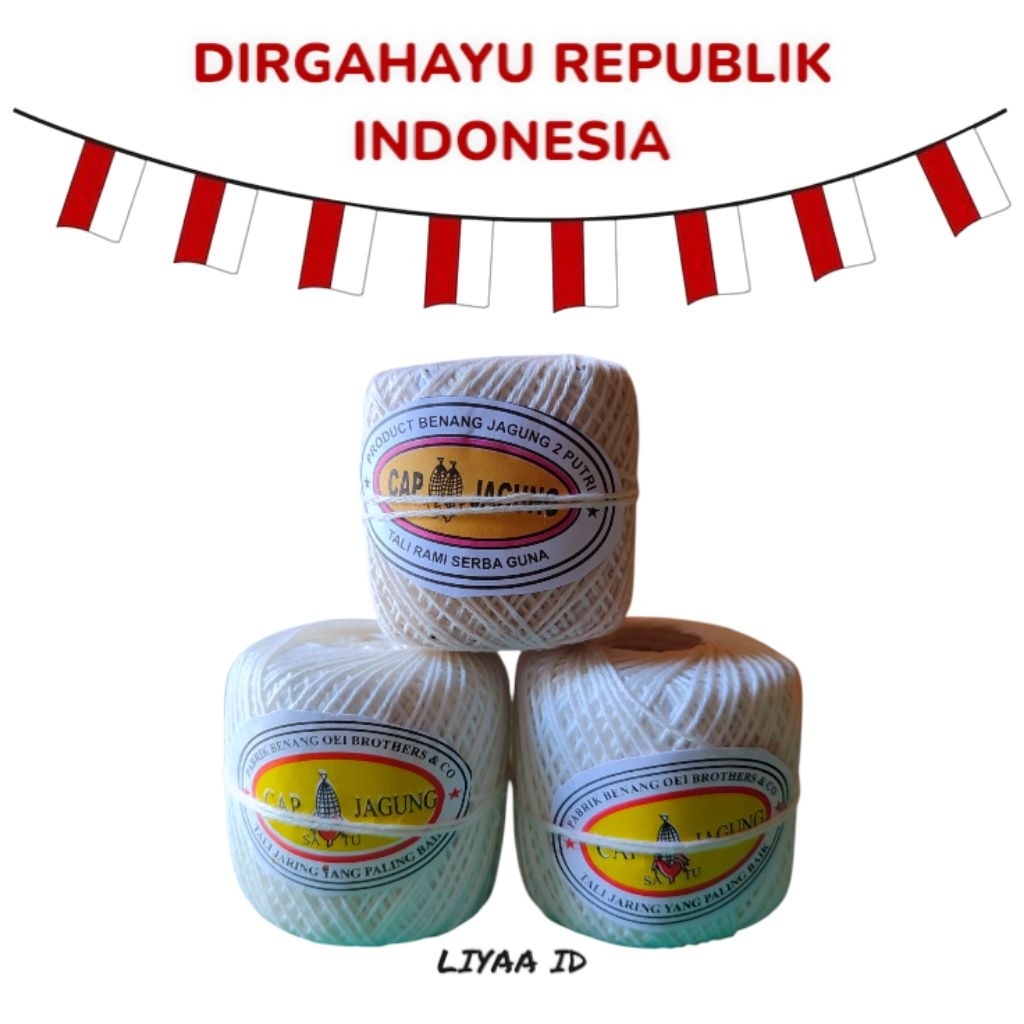 

1 pcs tali benang bendera /tali serbaguna
