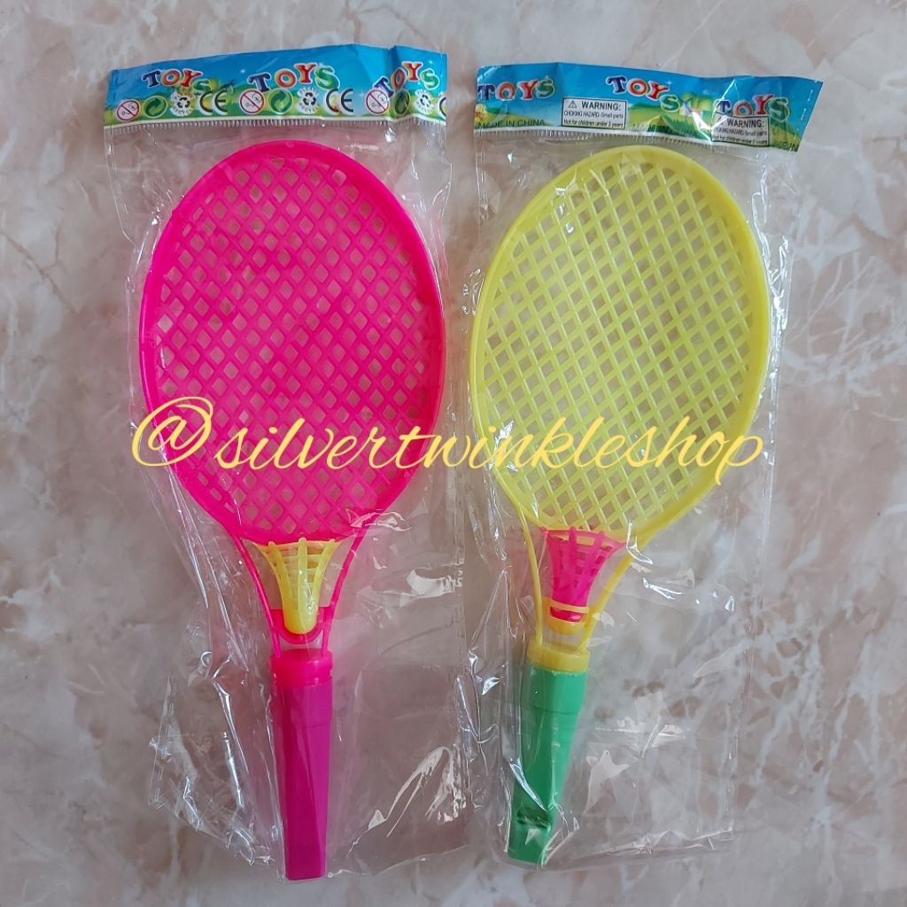 Mainan edukasi anak peluit raket bandminton pluit priwitan priwit alat terapi wicara terapeutik semp