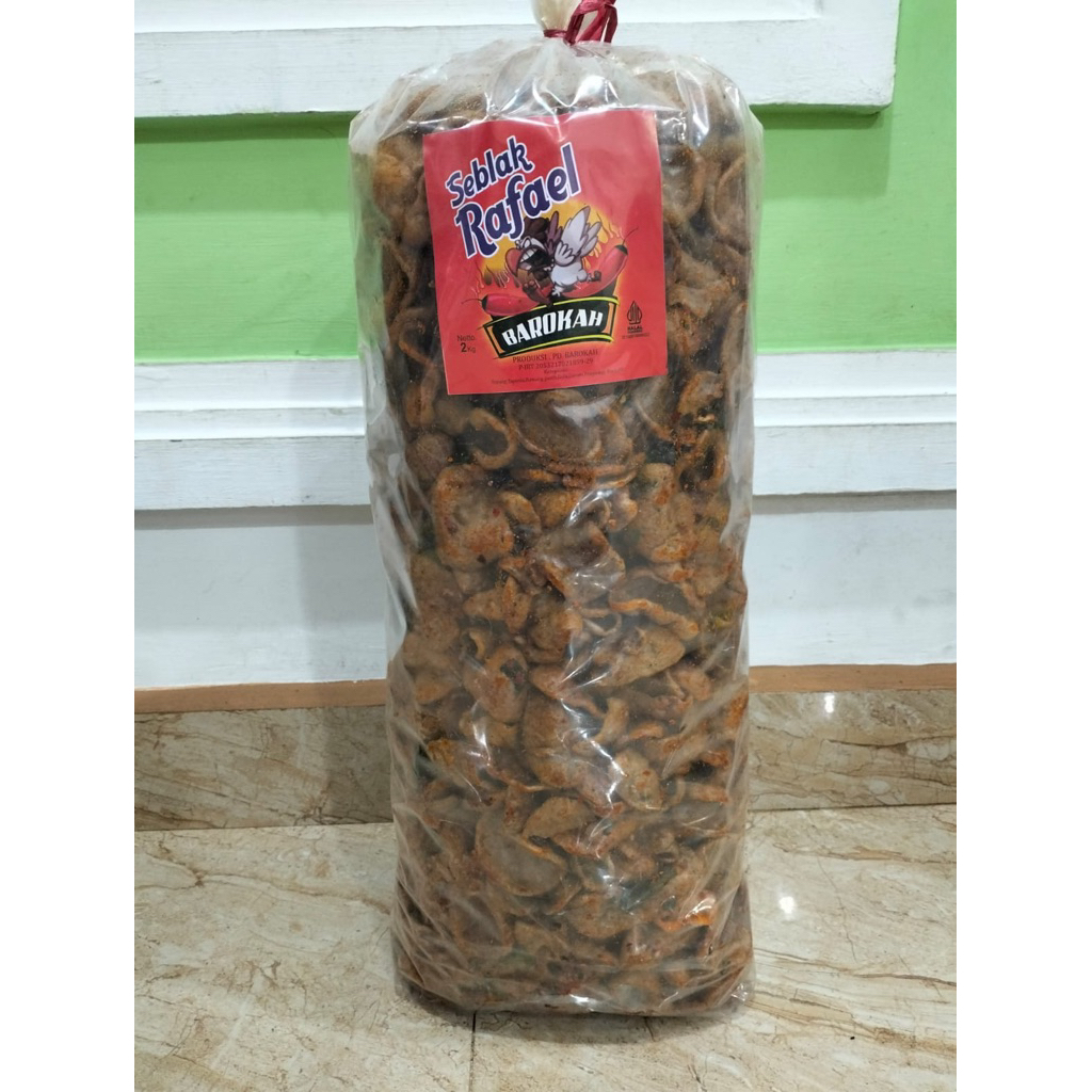 

1 BAL (2 KG) KERUPUK SEBLAK JENGKOL PEDAS