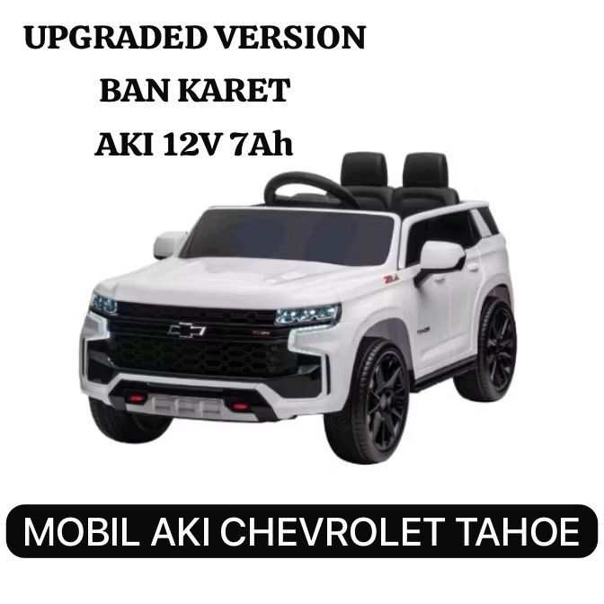 BATAM Mobil Aki Anak CHEVROLET TAHOE Ban Karet Mainan Mobil Aki