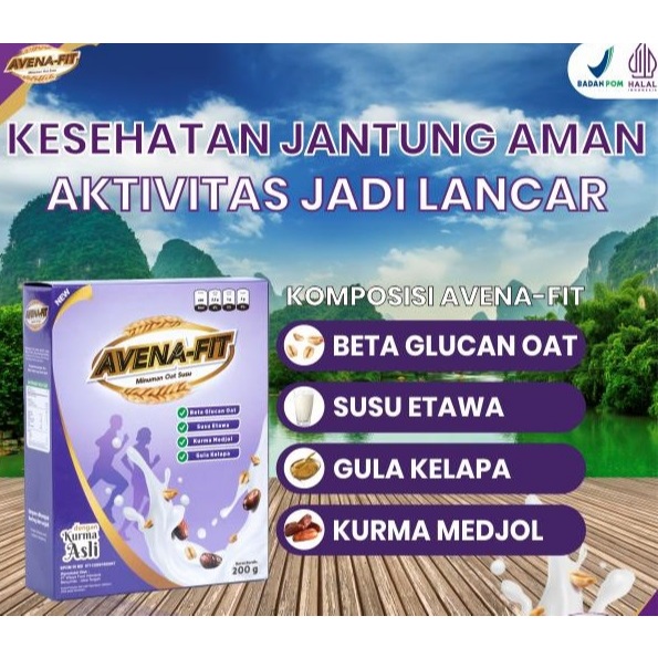 

1 Box Avenafit Oatmeal Susu Kurma Untuk Masalah Jantung & Halal Mui [ Bisa Cod ] Oats Granola