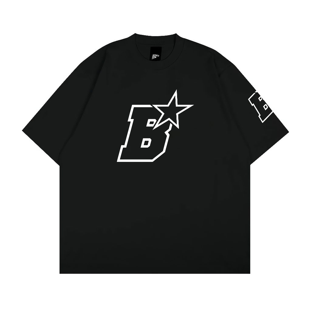 BENIDSON Kaos Oversize T-Shirt Kaos Bump