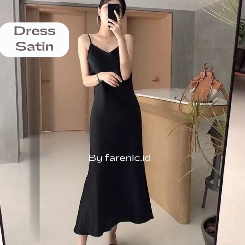 INNER DRESS SATIN | DRESS SATIN DALAMAN PANJANG