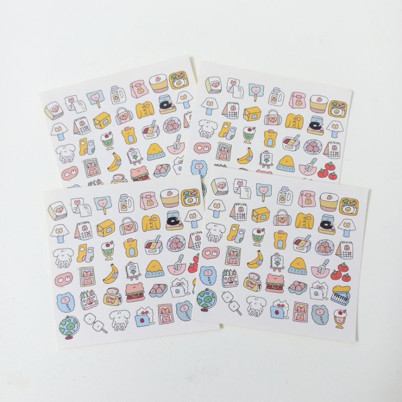 

STICKER CUTE AESTHETIC PLANNER STICKER KOREAN STICKER KISS CUT