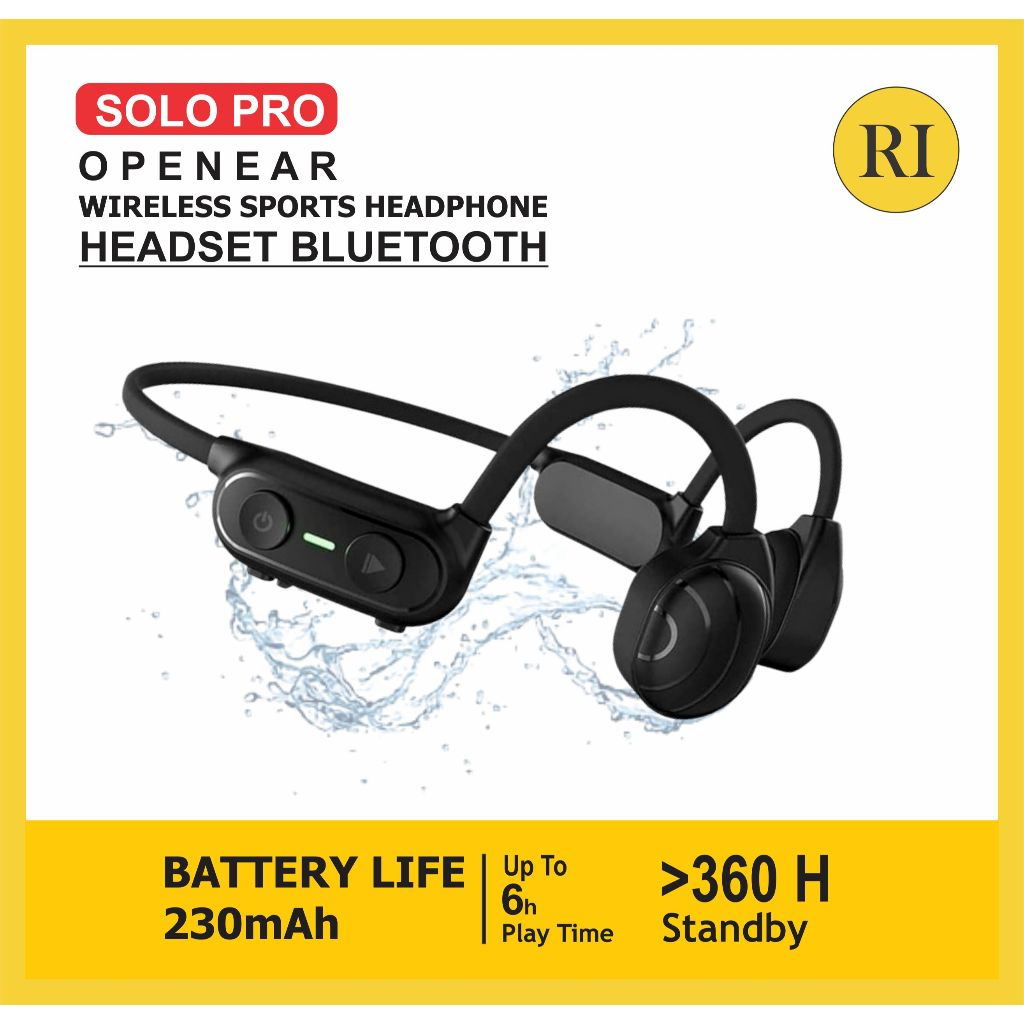 Headphones RIOGO Wireless Bluetooth Sport Open Ear Solo Pro Original