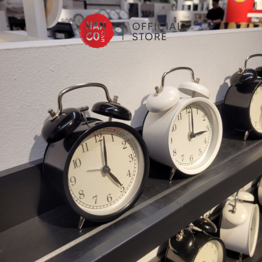 NEW ARRIVAL IKEA HANCO DEKAD Jam Weker / Jam Beker Pilihan warna putih/hitam, Vintage