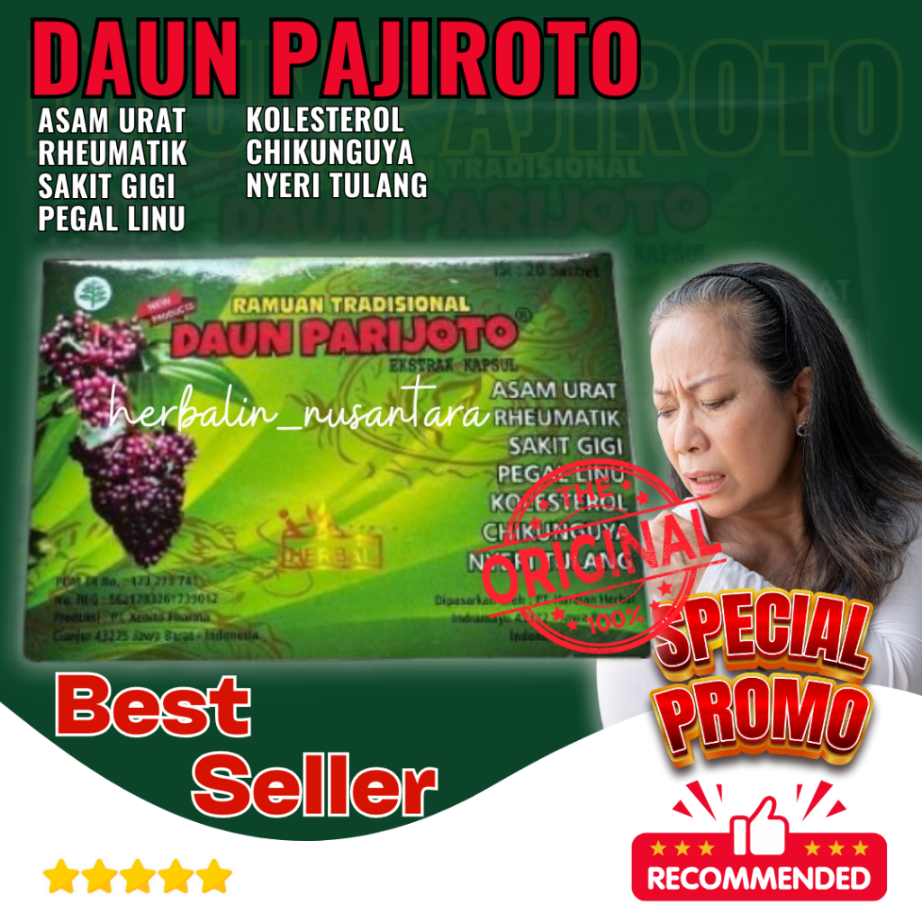 

DAUN PARIJOTO KAPSUL ASAM URAT PEGAL LINU ORIGINAL