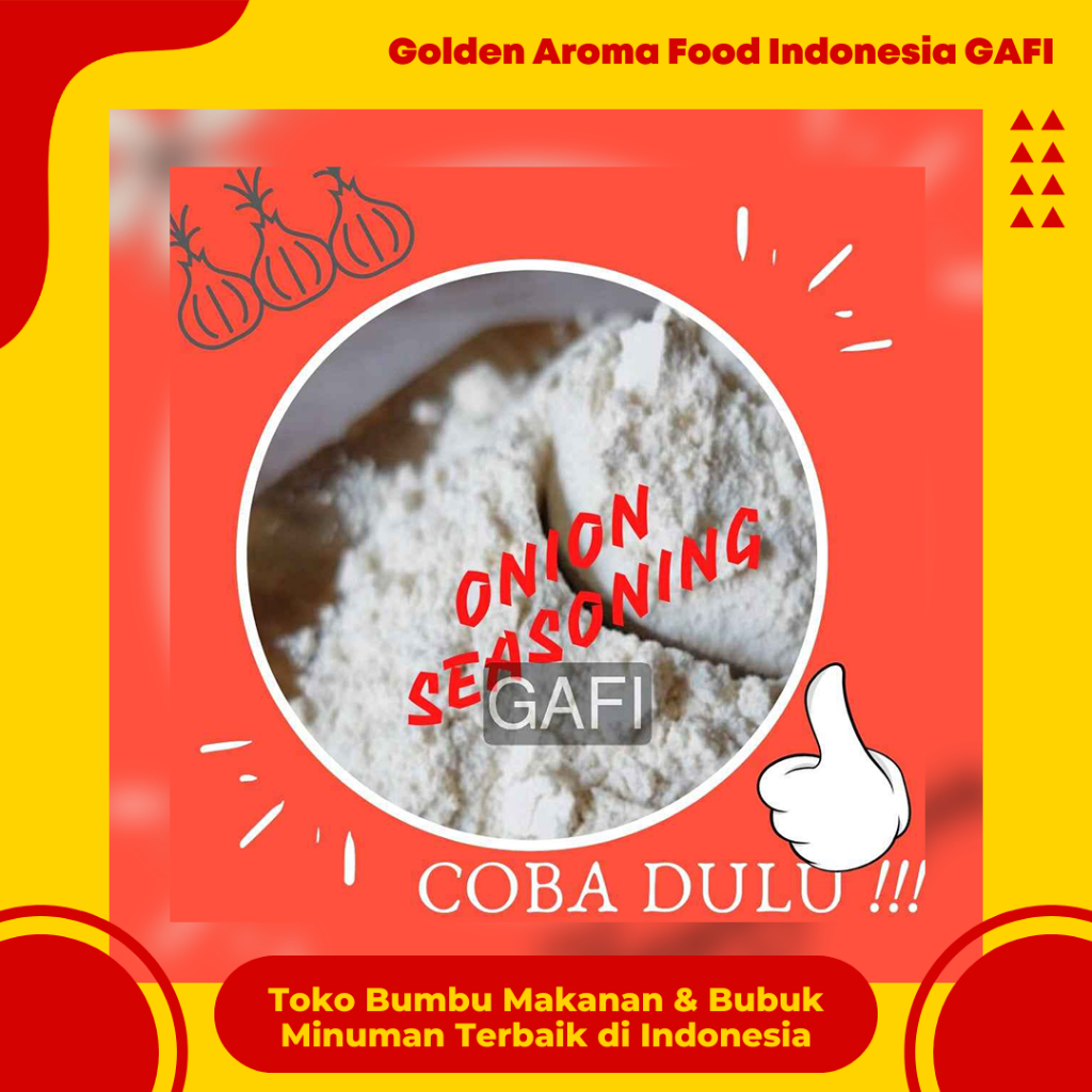 

Bumbu Tabur Aneka Rasa Onion Seasoning 1 kg Enak Murah Lezat Gurih Rasa Bawang Bombay