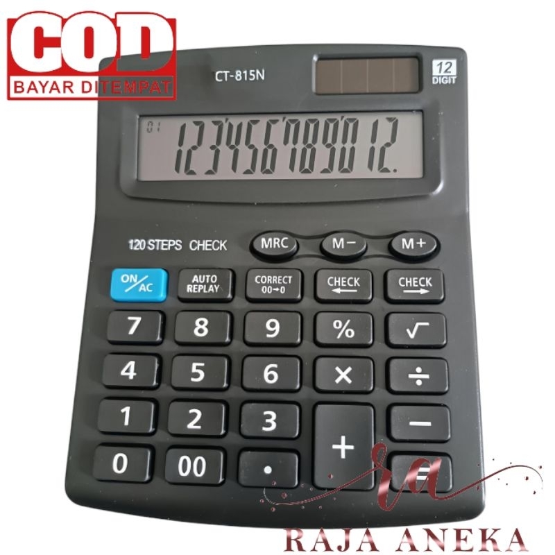 

Calculator SDC 815 12 Digit 2 Power Check And Correct Replay Kalkulator SDC - 815 CT