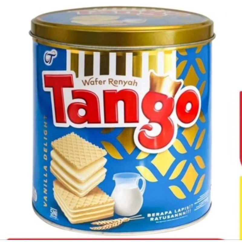 

Tango wafer kaleng vanilla delight 240Gr