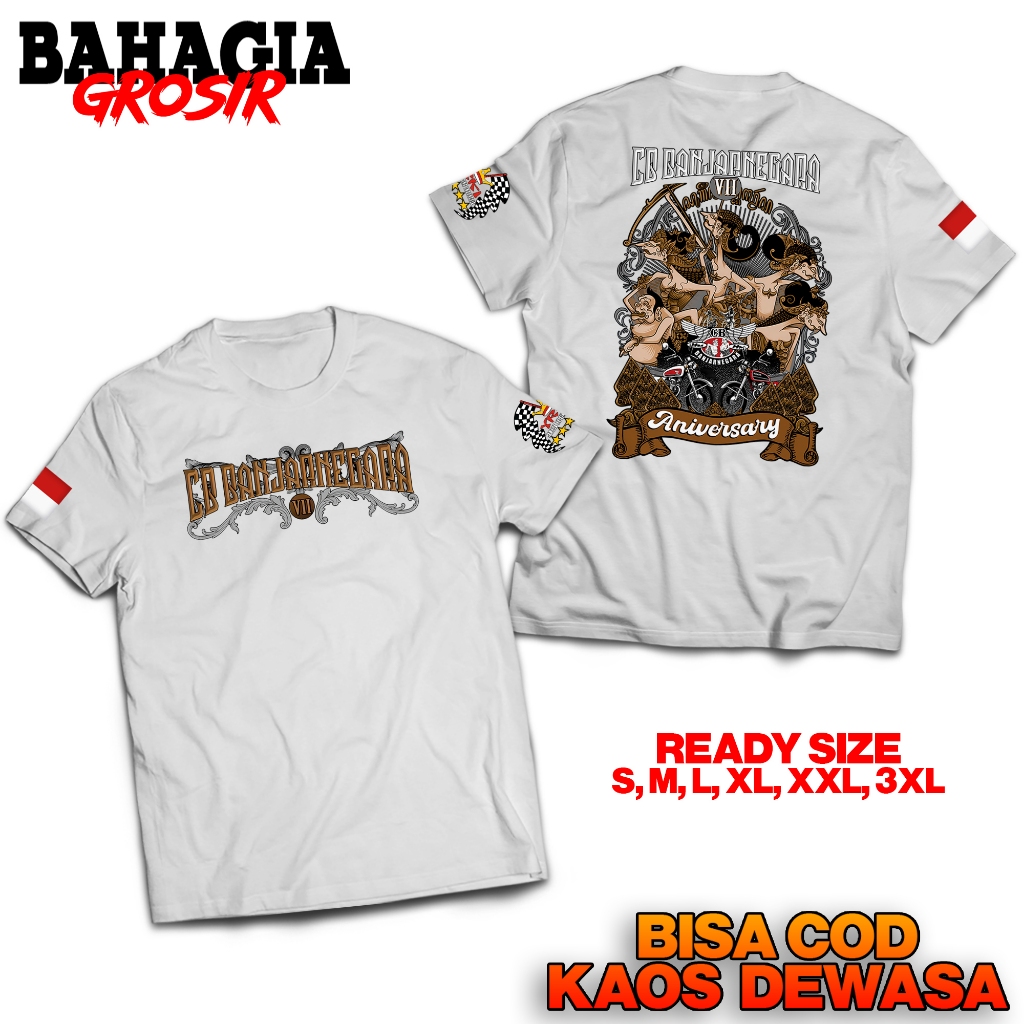 Kaos CB Banjarnegara 2024 Kaos Only CB Ibu Kota Baju CB Banjarnegara 2024 Tshirt CB Banjarnegara