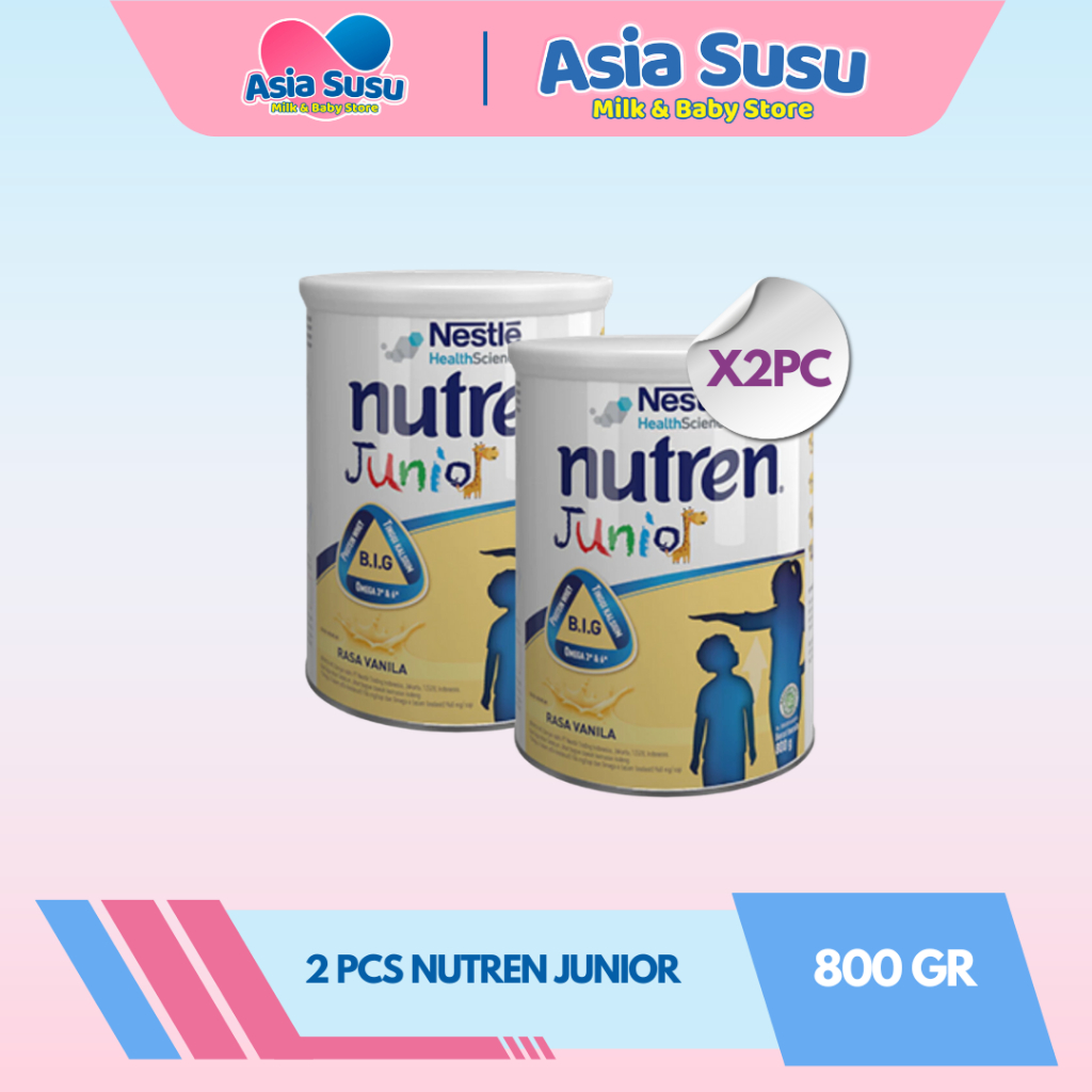 [BUNDLE] NUTREN JUNIOR 800GR x 2pc - susu pertumbuhan anak 1-10 tahun