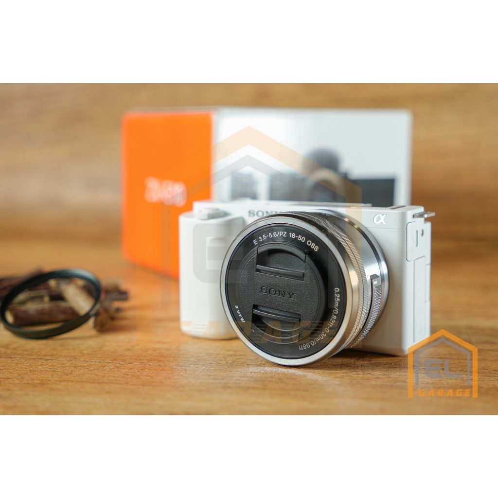 Sony ZV-E10 White Fullset | Mulus SC 1xxx Limited Edition (Kamera Mirrorless Seken ZV E10 / ZVE10 Pr