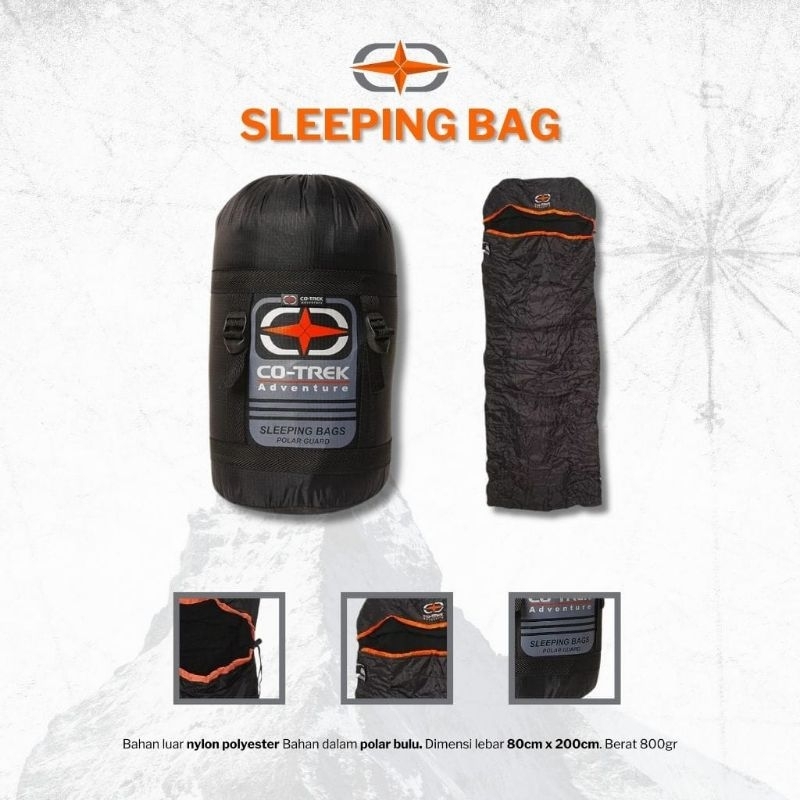 SLEEPING BAG SB COTREK ADVENTURE KANTONG TIDUR SELIMIUT TIDUR