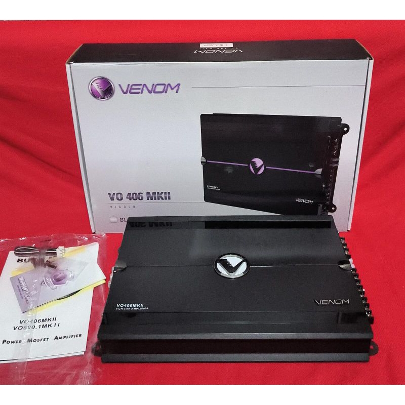 Power Venom Diablo VO 406 MKll - 4 Channel Power Diablo Venom Original- Yaafi car audio