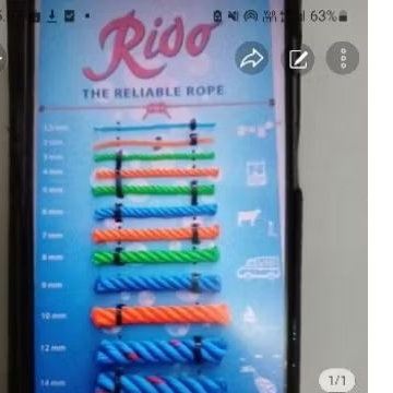 

Tali Rido diameter 3 mm