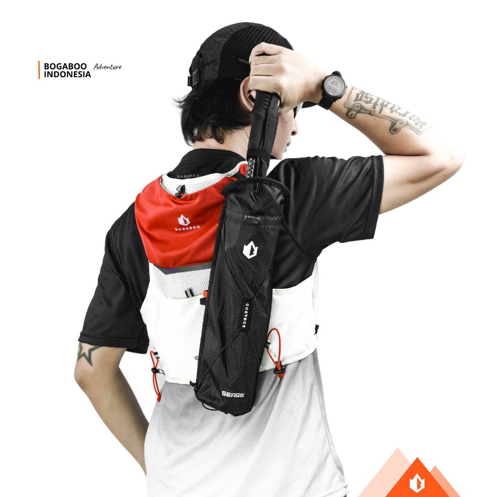 BOGABOO SERGE trekking pole quiver storage bag running sport - tas tracking pole outdoor