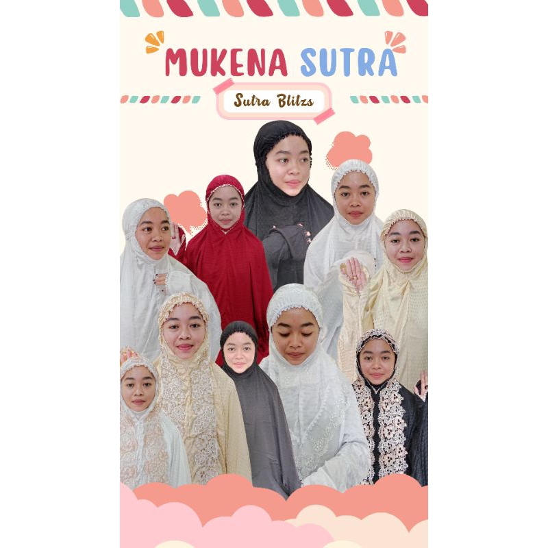 MUKENA SUTRA BLITZ | mukena terusan | PREMIUM