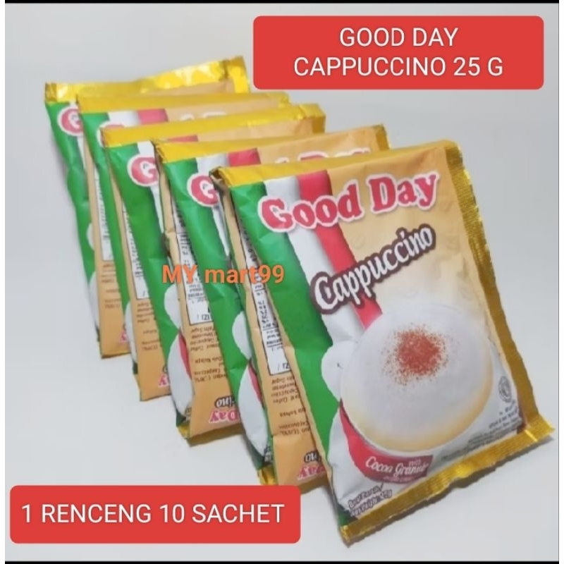 

Good Day Cappuccino 1 Renceng 25 G