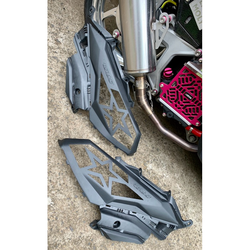 cover body sambung side mesin toll box coak custom vario gen 1 125 150 led new 2018 2019 2020 2021 2
