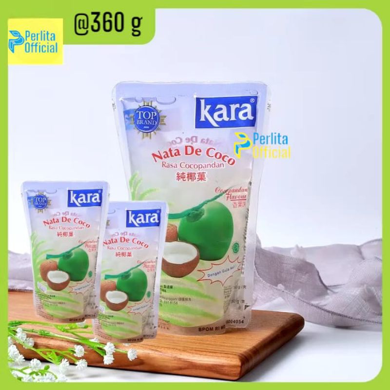 

Nata De Coco Rasa Cocopandan 360 Gram Pouch Kara