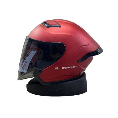 Helm New HKM Cosmo II Original Premium SNI - Half Face Single Visor Cewek Or Cowok (COD)