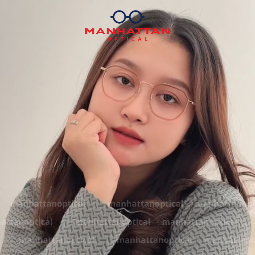 Manhattan Optical - Jane | Frame Kacamata Minus Silinder Plus Pria Wanita Korean Style